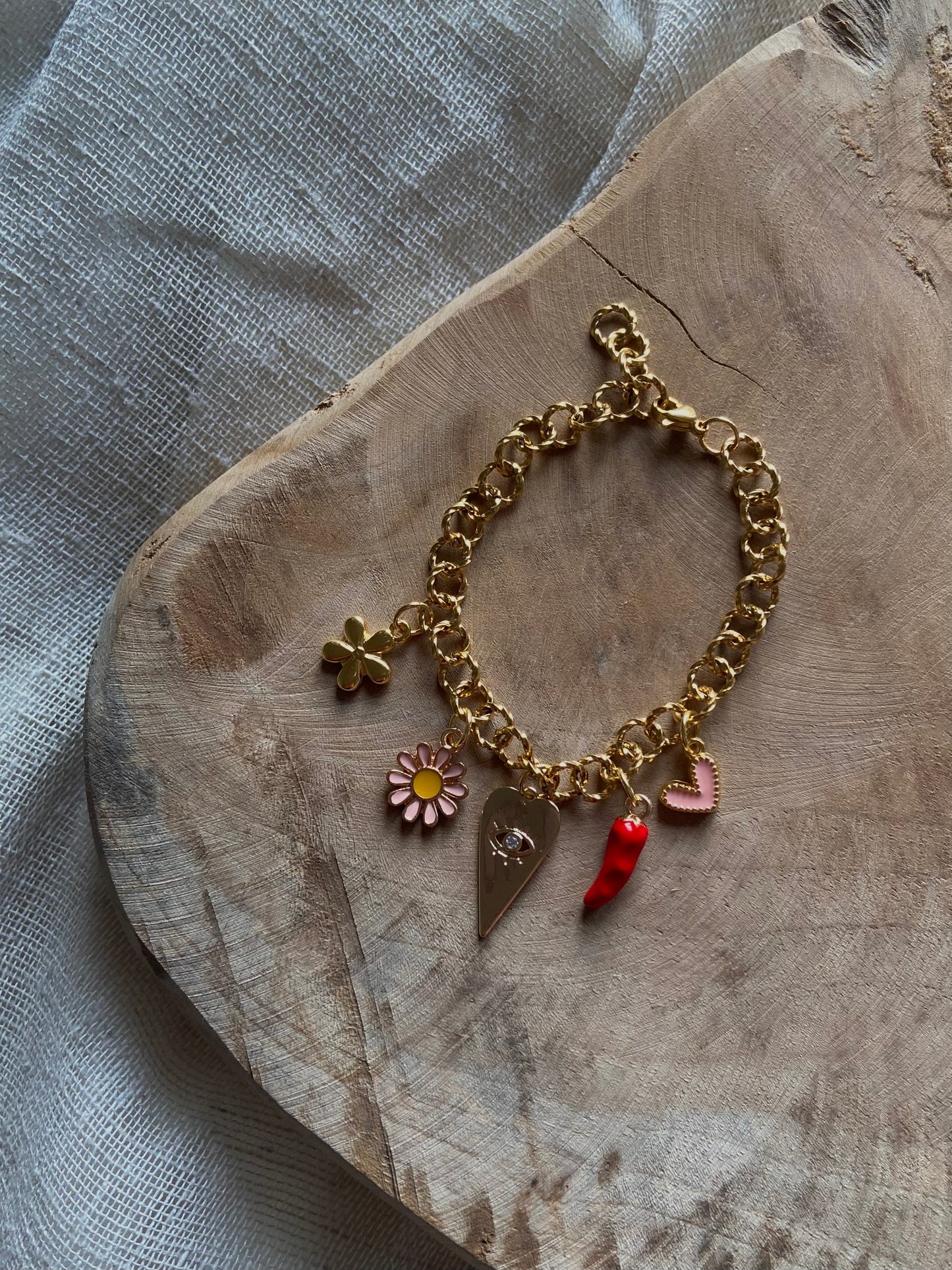 Bracelet charms / Célia